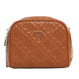 Borsa donna Guess Mini tracolla Adelasia 4G logo caramel B26GU88 QL965814