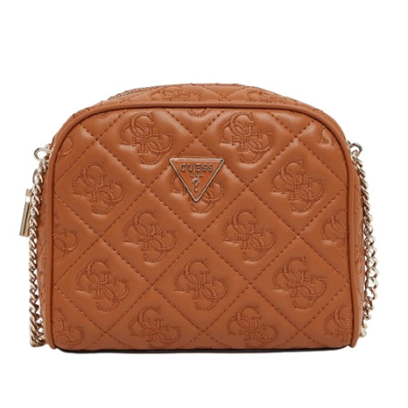 Borsa donna Guess Mini tracolla Adelasia 4G logo caramel B26GU88 QL965814