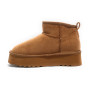 Scarpe donna Gold&gold stivaletto ecopelle scamosciata camel D26GG29 FL241
