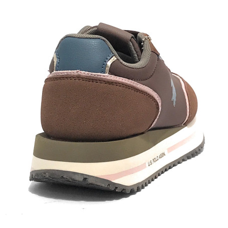 Scarpe U.S. POLO Donna sneaker Sacha009 dark brown D26UP10