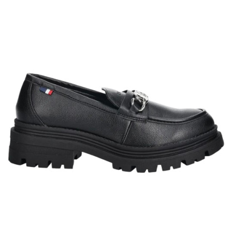 Scarpe US Polo mocassino con zeppa Alicya007 nero D26UP08