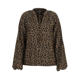 Camicia donna Guess stampa animalier E26GU33 W5BH74WGLA2