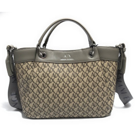 Borsa donna a mano con tracolla Armani Exchange grey/ beige B26AX30 XW000393 AF17145 M1014