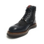 Scarpe uomo Ambitious polacchino stringato in pelle navy combi U26AM10 12432-6553AM