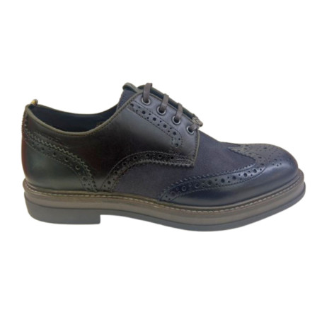 Scarpe uomo Ambitious in pelle Blu combi U26AM02 12391C-11239AM