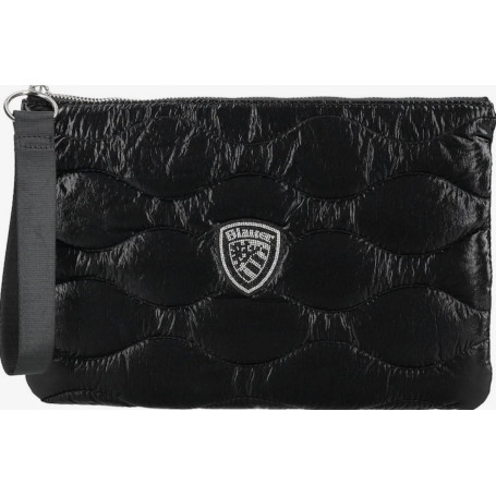 Borsa donna Blauer pochette Flow 03 in nylon trapuntato black B26BU15 F5FLOW03/SOF