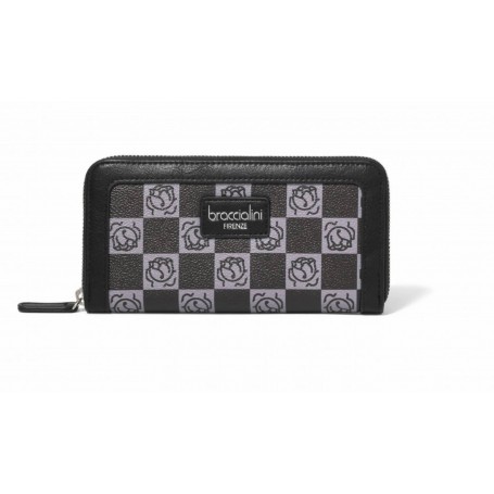 Portafoglio zip around Braccialini Monorange nero A23BR02 B16290