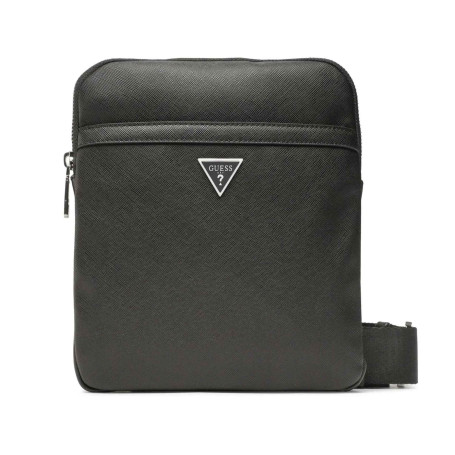 Borsa Guess tracolla uomo certosa xbody flat saffiano black UBS26GU02 HMECSAP3123