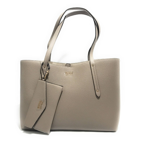 Borsa Guess shopper Brenton reversible tote con pochette dark taupe BS26GU07 PG964823
