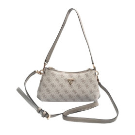 Borsa Guess tracolla Noelle II mini shoulder xbody dark taupe logo BS26GU13 BG967273