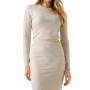 Maglia donna Guess longsleeve con strass beige ES26GU02 W6RR66Z3JD2