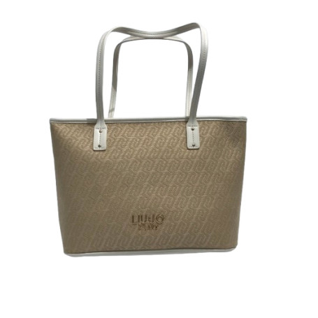 Borsa donna Liu-jo Evrim Tote S jacquard naturale BS26LJ01 AA6071 T378A