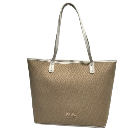 Borsa donna Liu-jo Evrim Tote jacquard naturale BS26LJ10 AA6070 T378A