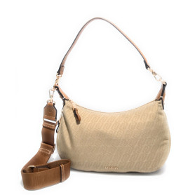 Borsa donna Liu-jo Kaliska hobo M jacquard naturale BS26LJ11 AA6133 T378A