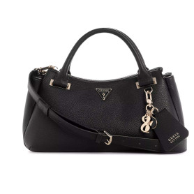 Borsa donna Guess a mano/ tracolla Evie satchel 3 comparti black BS26GU19 BG966406