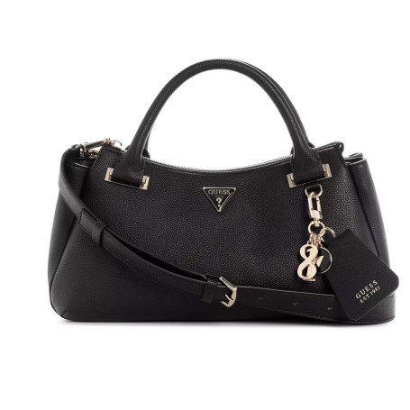 Borsa donna Guess a mano/ tracolla Evie satchel 3 comparti black BS26GU19 BG966406