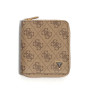 Portafoglio uomo Guess Milano zip around in pelle beige/ brown GS26GU04 SMMALOLEA02