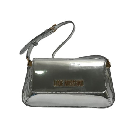 Borsa donna Love Moschino a mano/spalla Mirror argento BS26MO04 JC4058PP1OLP0902