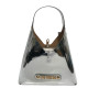 Borsa donna Love Moschino shopper a spalla in ecopelle mirror argento BS26MO08 JC4134PP1OLP0902