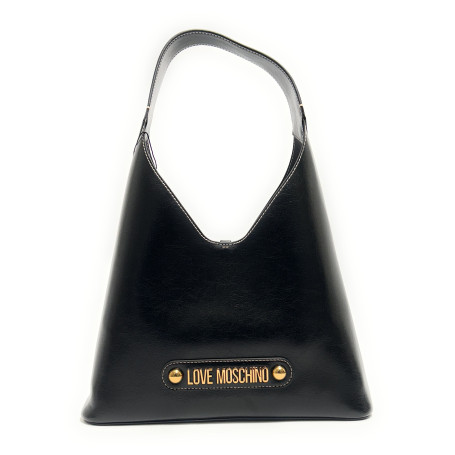 Borsa donna Love Moschino shopper a spalla in ecopelle nero BS26MO19 JC4131PP1OLH0000