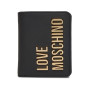Portafoglio donna Love Moschino a libretto in ecopelle nero/oro AS26MO06 JC5612PP1OKD0000