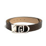 Cintura donna Liu-Jo reversibile hips belt testa di moro CS26LJ03 AA6238 ES034 C3904