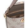 Borsa Guess donna a mano/tracolla Karnilla logo dark taupe logo BS26GU74 OS990101