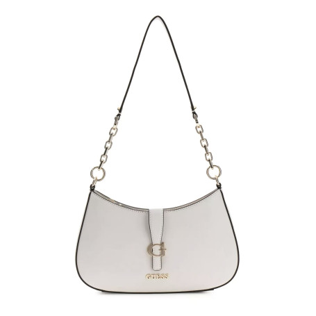 Borsa donna Guess Carrie top zip shoulder bag stone BS26GU86 VG989618