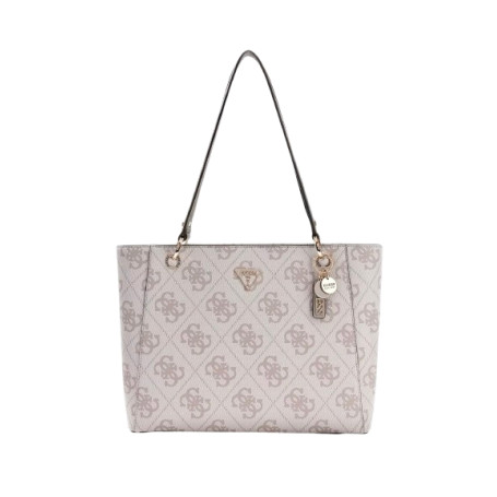 Borsa Guess Noelle II tote dark taupe logo BS26GU94 SO967225