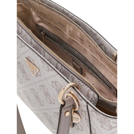 Borsa Guess Noelle II tote dark taupe logo BS26GU94 SO967225