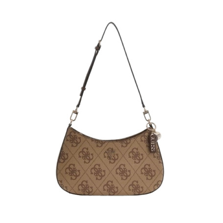 Borsa donna Guess Noelle II latte logo/brown BS26GU100 SO967218