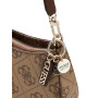 Borsa donna Guess Noelle II latte logo/brown BS26GU100 SO967218