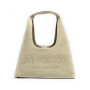 Borsa donna Love Moschino shopper a spalla in ecopelle avorio BS26MO25 JC4047PP1OLE0110