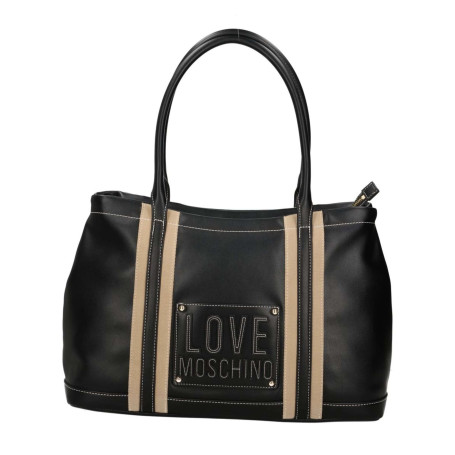 Borsa donna Love Moschino shopper in ecopelle nero BS26MO49 JC4067PP1OLI1000