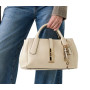 Borsa donna Guess a mano/ tracolla Brooke high society satchel white BS26GU107 BG989706