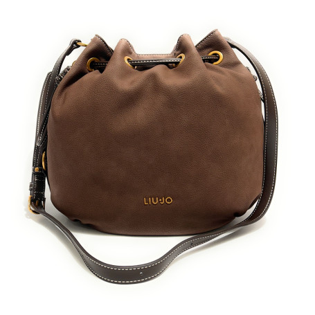 Borsa Liu-jo a secchiello bucket Ginesa mocha BS26LJ36 AA6085 E1116