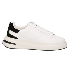 Scarpe uomo Guess sneaker Elba misto pelle white/ black US26GU01 FMFLBALEA12