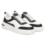 Scarpe uomo Guess sneaker Elbano logo in pelle ed ecopelle white/black US26GU04 FMFONAELL12