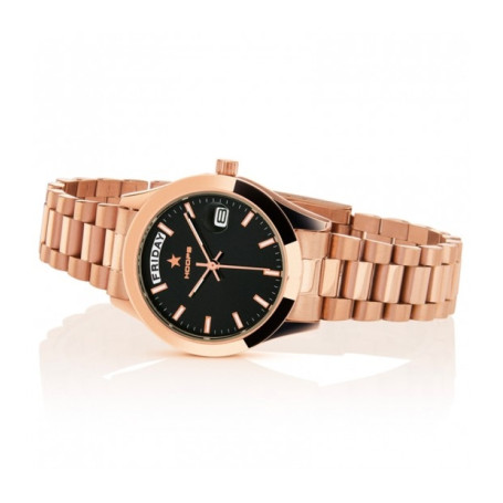 Orologio Hoops Luxury Day Date Gold Nero 33mm da Donna N