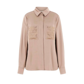 Camicia donna Guess marrone chiaro ES26GU23 W5RH40WFQC2