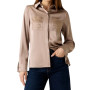 Camicia donna Guess marrone chiaro ES26GU23 W5RH40WFQC2