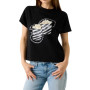 T-shirt donna Guess stampata nero ES26GU27 W6RI28I3Z14