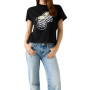T-shirt donna Guess stampata nero ES26GU27 W6RI28I3Z14