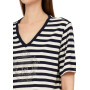 T-shirt donna Liu Jo white milk/blue ES26LJ18 TA6206 JS005 C3882
