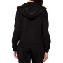 Felpa aperta donna Liu Jo con zip nero ES26LJ12 TA6090 FS090