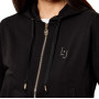 Felpa aperta donna Liu Jo con zip nero ES26LJ12 TA6090 FS090