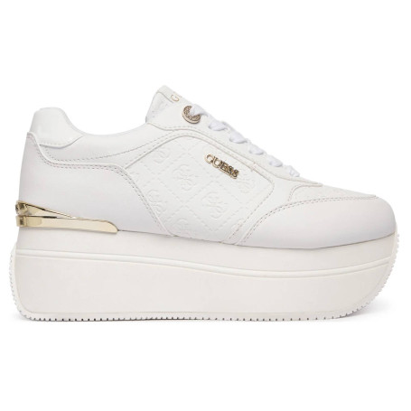 Sneaker donna Guess Camrio10 platform white multilogo DS26GU13 FLPC10FAL12