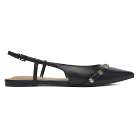Sandalo donna Guess slingback Dorlee pelle nero DS26GU11 FLPDORLEA05