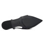 Sandalo donna Guess slingback Dorlee pelle nero DS26GU11 FLPDORLEA05
