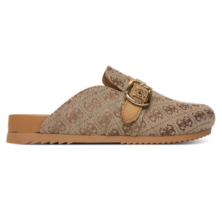 Scarpe sabot donna Guess Galavanta beige/brown DS26GU14 FLPGALFAL06